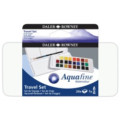 Aquafine | Aquerelli set da viaggio 1/2 godets 24 pz